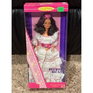Collector Edition Puerto Rican Barbie Doll Dolls of the World Collection Mattel